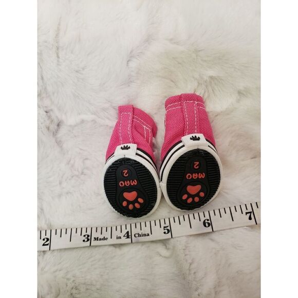 NEW Pink Dog Gym Shoes Size 2 - Picture 5 of 5